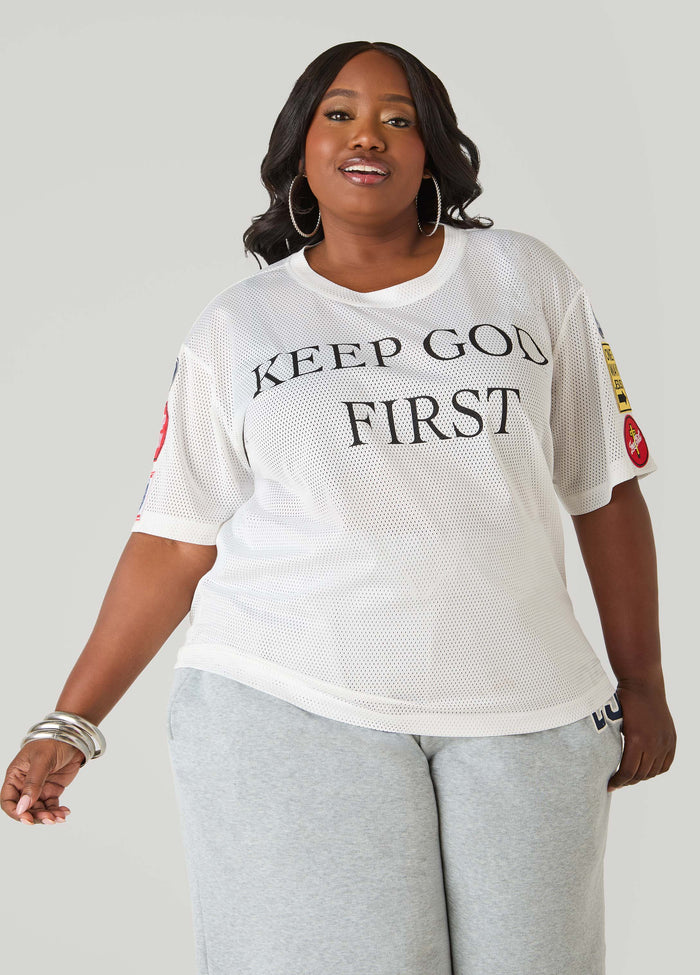 God First Patchwork Jersey
