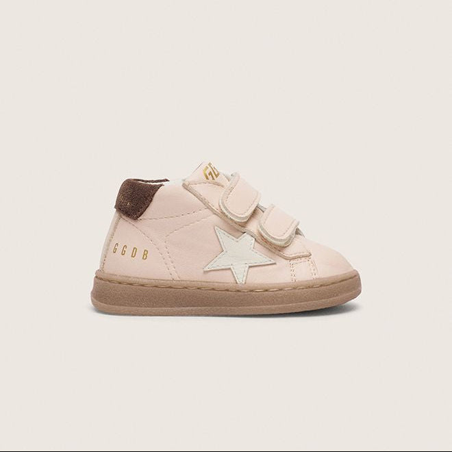 Golden Goose Baby Light Pink Cream Brown Sneaker