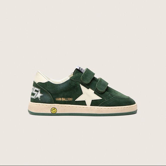 Golden Goose Dark Green Cream Sneaker