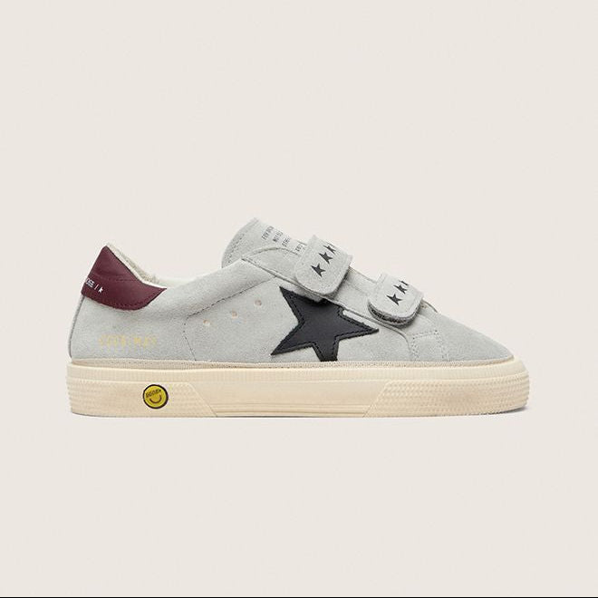 Golden Goose Gray Black Bordeaux Sneaker