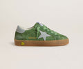 Golden Goose Hunter Green Suede Sneaker