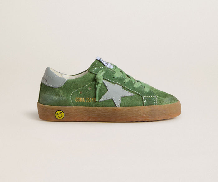 Golden Goose Hunter Green Suede Sneaker