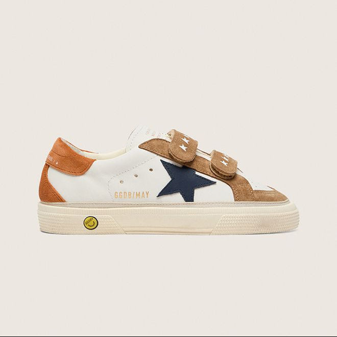 Golden Goose Milk Brown Caramel Dark Blue Rust Sneaker