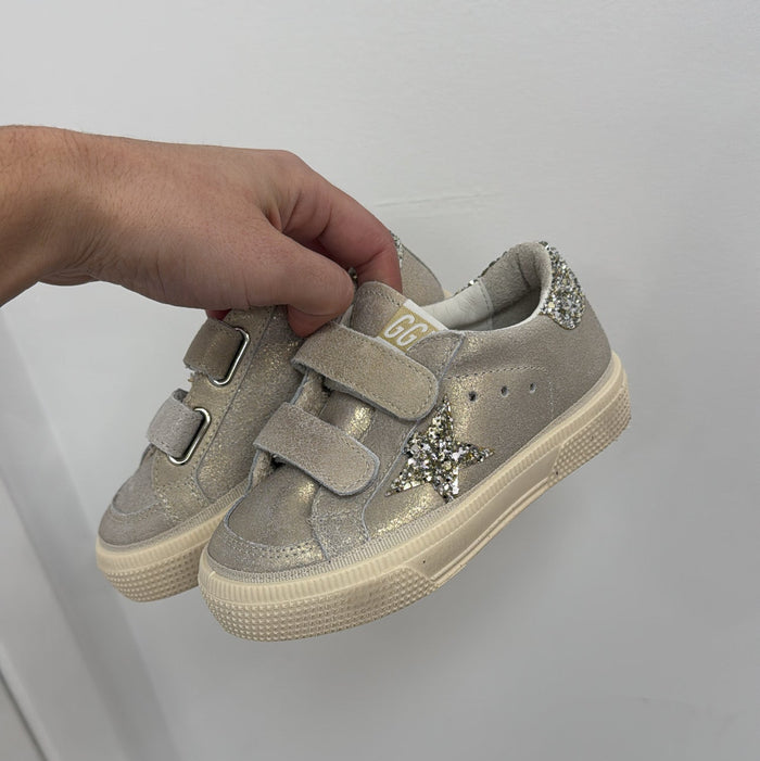Golden Goose Platinum Sparkle Sneaker