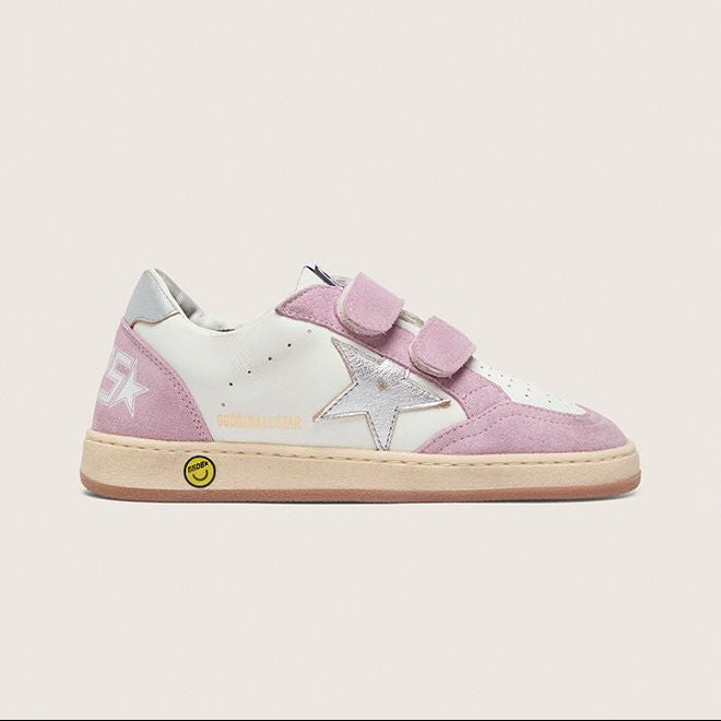 Golden Goose White Lilac Silver Sneaker