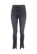 GOOD HIGHRISE SKINNY W FRNT SL - BLACK MAGIC