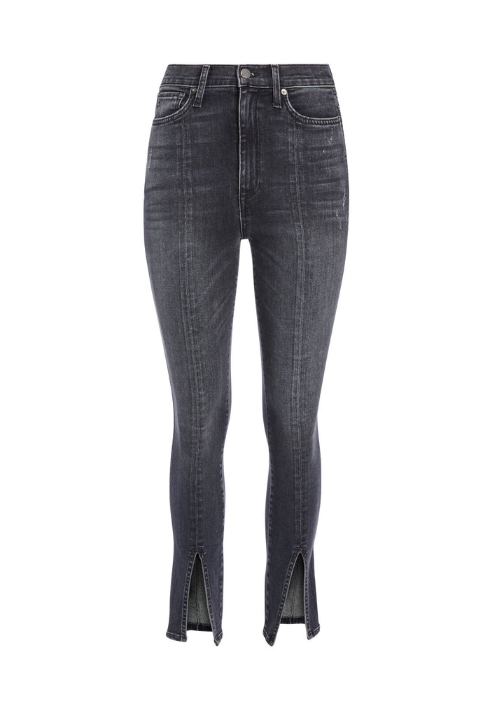 GOOD HIGHRISE SKINNY W FRNT SL - BLACK MAGIC