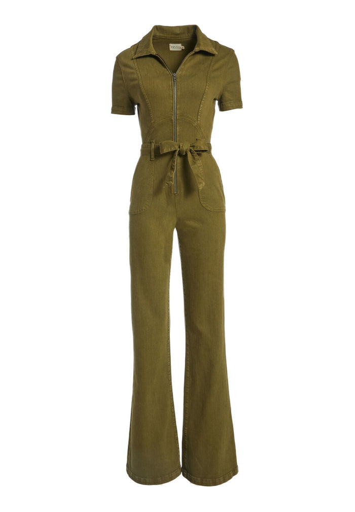 GORGEOUS WIDE LEG JUMPSUIT - ARMY