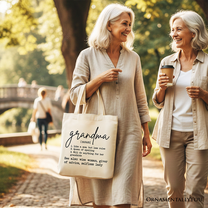 Grandma Definition Canvas Tote Bag