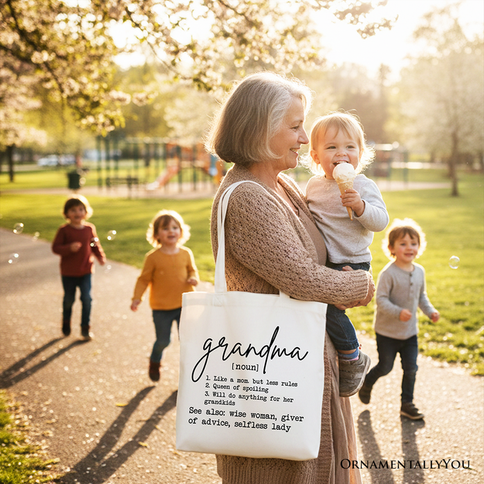 Grandma Definition Canvas Tote Bag