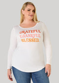 Grateful Thankful Graphic Tee