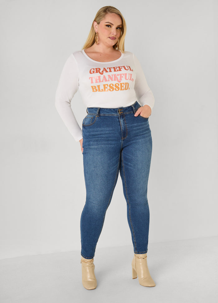 Grateful Thankful Graphic Tee