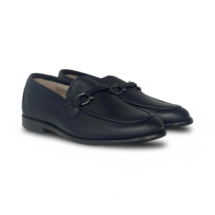 Gravitas Navy Round Chain Loafer