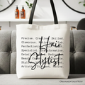 Hair Stylist Definition Canvas Tote Bag