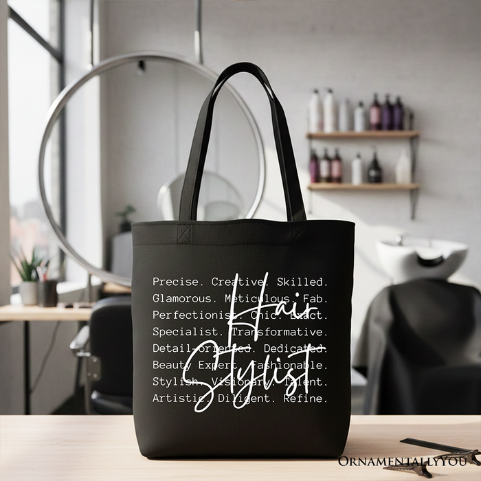 Hair Stylist Definition Canvas Tote Bag