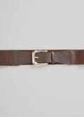 Hammered Silver Buckle Belt