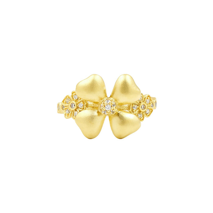 14KGoldonSterlingSilver8 Harmony Floral Cocktail Ring Harmony RING