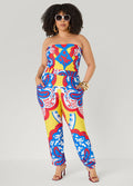 High Rise Printed Joggers