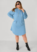 Hooded French Terry Sneaker Dress