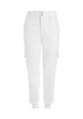 HYDE HIGH WAISTED CARGO PANT - WHITE