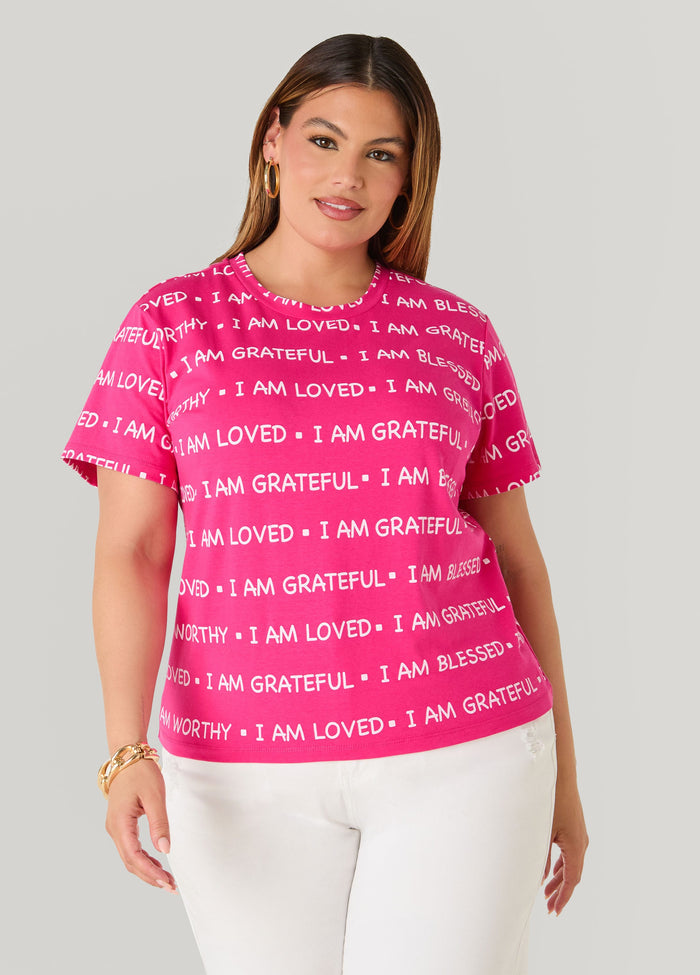 I Am Printed Tee