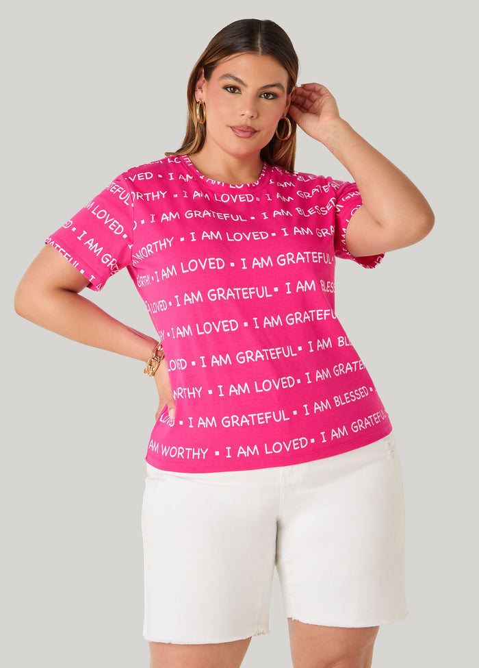 I Am Printed Tee