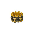 Imperial Fleur de Lis Textured Band Ring