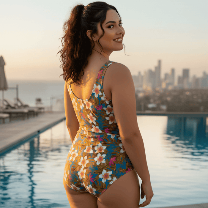 InstantFigure Hawaii High Neck Swimsuit