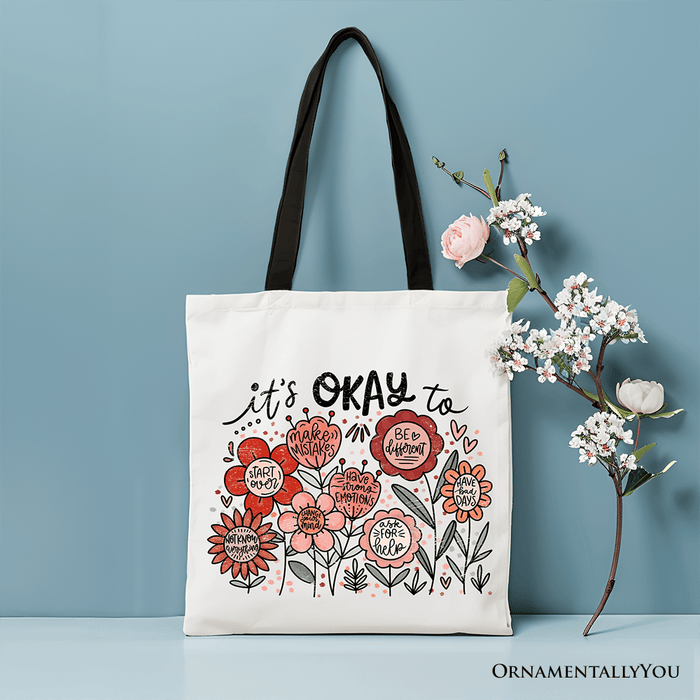 Its Okay Canvas Tote Bag