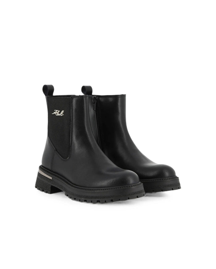 Karl Lagerfeld Ki Black Boot Z31403