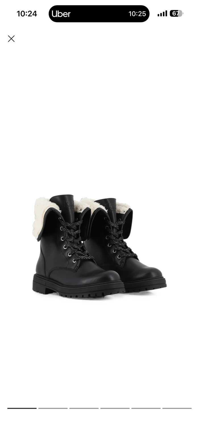 Karl Lagerfeld Ki Black Boot Z31405