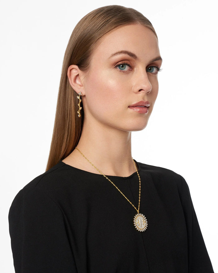 Linear Drops FR Vault EARRING