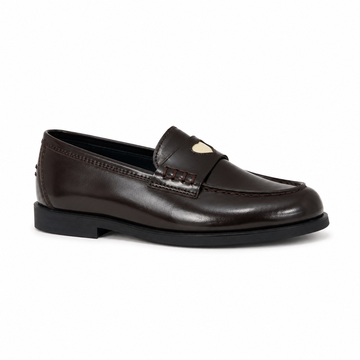 LMDI Brown Covelo Heart Loafer