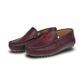 LMDI Burgundy University Logo Loafer