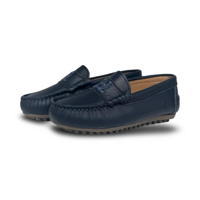 LMDI Navy Logo Loafer