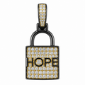 Locked in Hope Pavé Charm