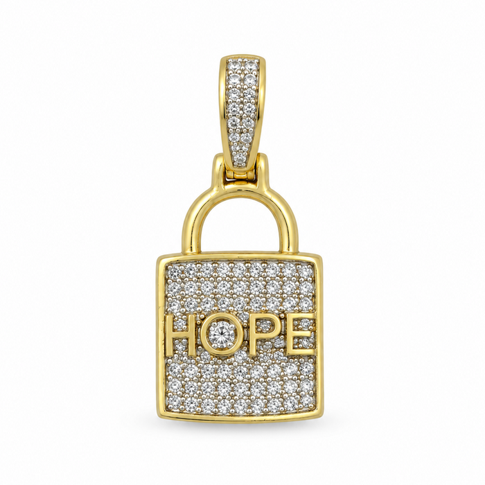 Locked in Hope Pavé Charm