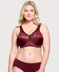 MagicLift Original Support Bra Burgundy
