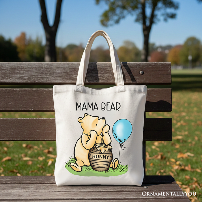 Mama Bear Canvas Tote Bag