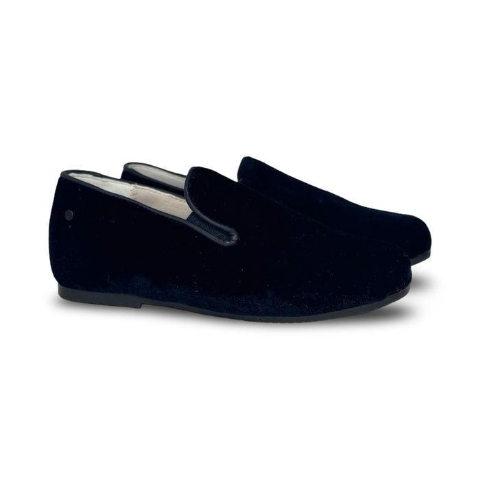 Manuela Marine Velluto Smoking Shoe