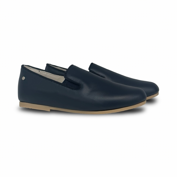Manuela Navy Smoking Shoe
