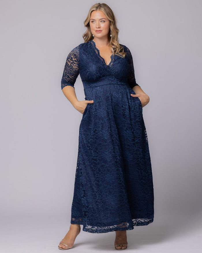 Maria Lace Evening Gown