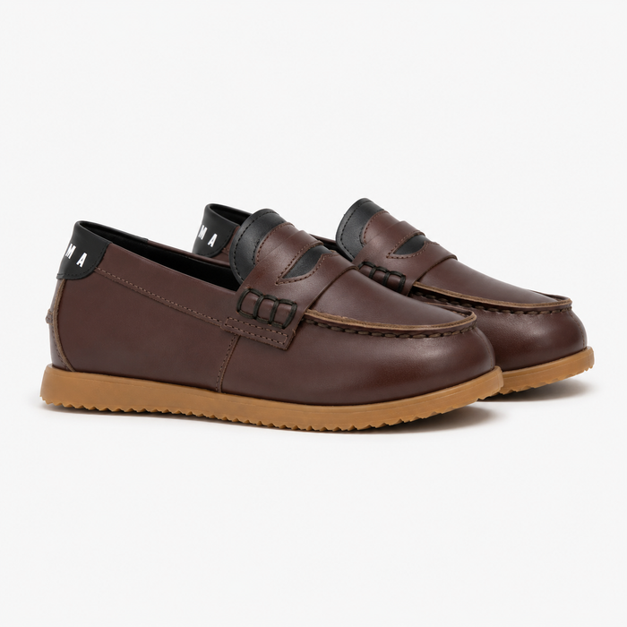 Marni 82328 Brown Trim Loafer