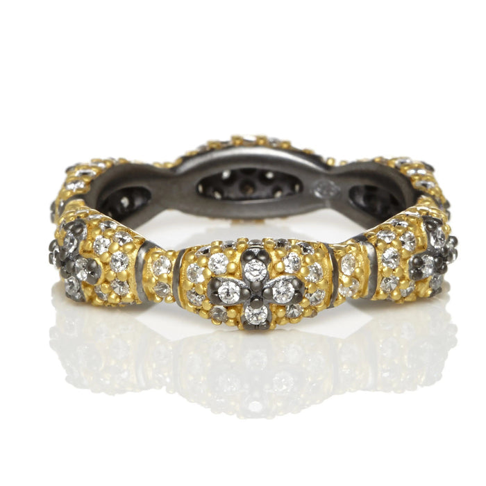 PAVÌä Marquise Domed Eternity Band Ring - FREIDA ROTHMAN