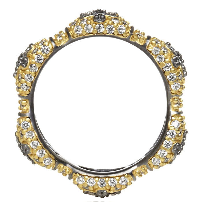 PAVÌä Marquise Domed Eternity Band Ring - FREIDA ROTHMAN