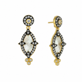 Marquise Mother of Pearl Drop Earrings