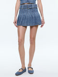 MERA MINI SKIRT - AVERY BLUE