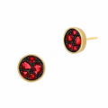 Midnight Crimson Studs