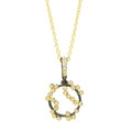 Matte16 Midnight Pavé Roped Pendant Necklace FR Vault NECKLACE