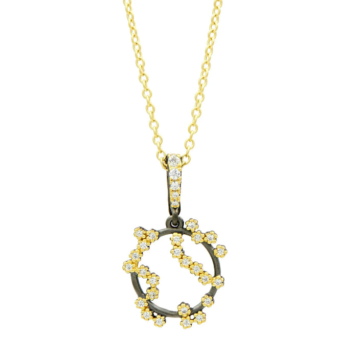 Matte16 Midnight Pavé Roped Pendant Necklace FR Vault NECKLACE